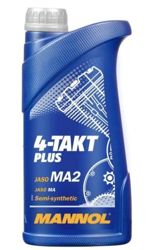 MANNOL motorový olej 4T PLUS 10W40 1L (API SL, JASO MA/MA2) polosyntetické (7202) - KARTON 40 kus (set) (MANNOL motorový olej 4T PLUS 10W40 1L (API)